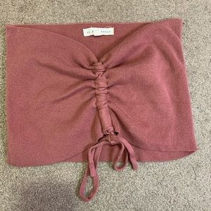 Pacsun light maroon tube top